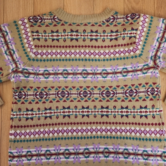 Woman Within Fair Isle Knit Sweater - Picture 8 of 12